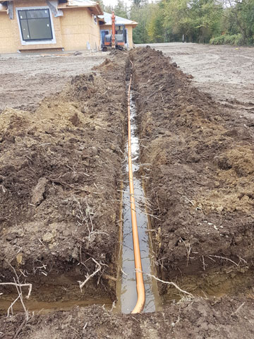 Untility Trench installation Mission, Maple Ridge, Coquitlam, Abbotsford and Langley BC