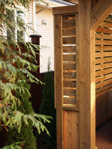 Wooden Structures in Landscaping Mission, Maple Ridge, Coquitlam, Abbotsford and Langley BC